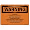 Signmission OSHA Warning Sign, 7" Height, 10" Width, Gasoline Extremely Flammable Keep Away From, Landscape OS-WS-D-710-L-12155 - alternate 1
